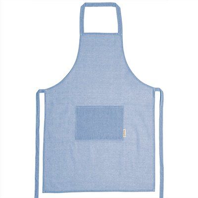 Delantal de algodón reciclado con bolsillo frontal Royal Talla Única Adulto
