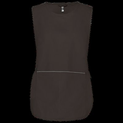 Delantal con bolsillo grande CHOCOLATE L/XL