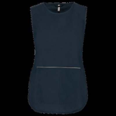 Delantal con bolsillo grande Navy XXL/3XL