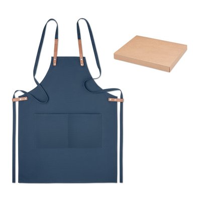 Delantal Canvas 340g Ajustable con Bolsillos