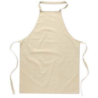 Delantal de cocina de algodón 180 g/m² Beig
