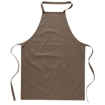 Delantal de cocina de algodón 180 g/m² Gris Pardo