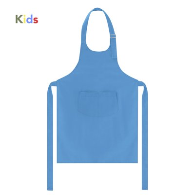Delantal infantil con bolsillo y ajustador