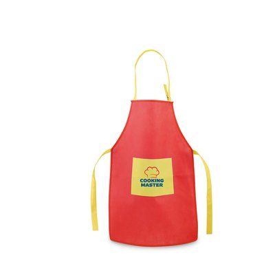 Delantal infantil con bolsillo