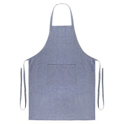 Delantal Largo de Algodón Reciclado 140gr Az
