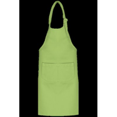 Delantal niños algodón con tira ajustable Lime