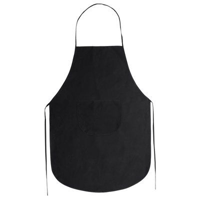 Delantal non-woven con bolsillo T-U Negro Talla Única Adulto