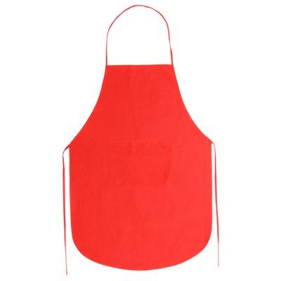 Delantal non-woven con bolsillo T-U Rojo Talla Única Adulto