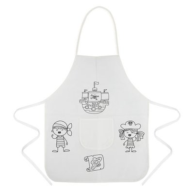 Delantal non woven infantil con 5 ceras