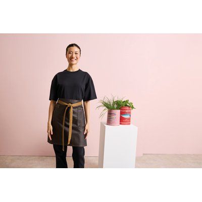Delantal Semi-largo de Algodón denim