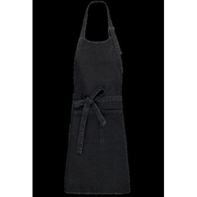 Delantal sommelier algodón Black Denim