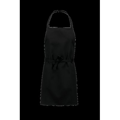 Delantal unisex sin bolsillos Black