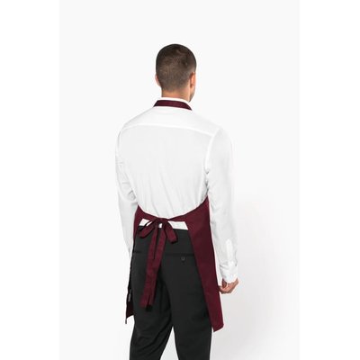 Delantal unisex sin bolsillos