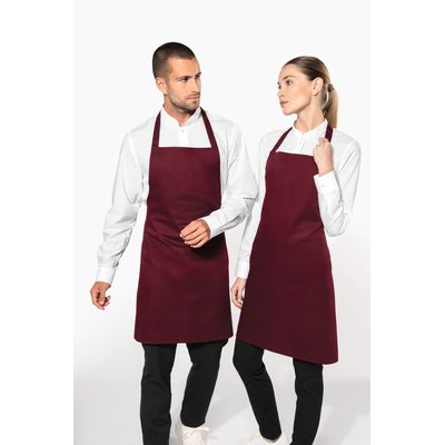 Delantal unisex sin bolsillos