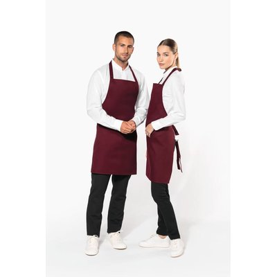 Delantal unisex sin bolsillos