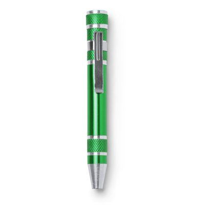 Destornillador multiherramienta de aluminio Verde Helecho