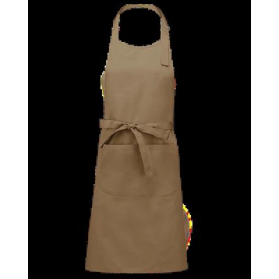 Delantal Bolsillo doble grande Camel