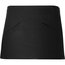 Delantal Mini de Sarga 2 Bolsillos Negro UNICA