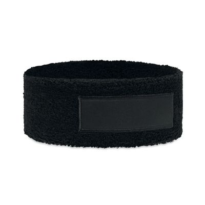 Diadema de polialgodón Negro
