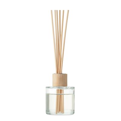 Difusor de aroma vainilla con varillas Transparente