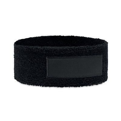 Diadema de polialgodón Negro