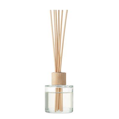 Difusor de aroma vainilla con varillas Transparente