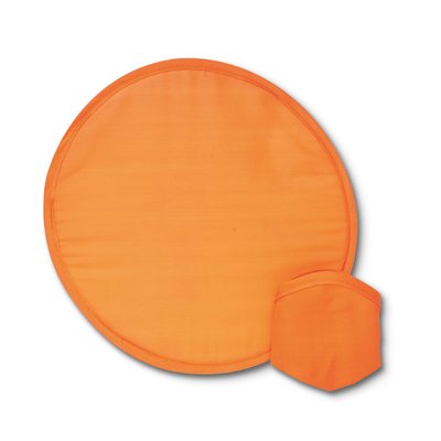 Disco Volador de Nylon Plegable Naranja