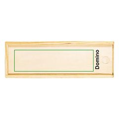 Dominó 28 Piezas en Caja Madera | Frontal | 110 x 30
