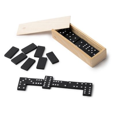Dominó de madera de 28 piezas