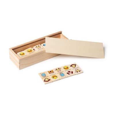 Dominó de madera infantil