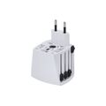 Enchufe adaptador de viaje universal compacto