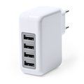 Enchufe cargador con 4 salidas USB Bla