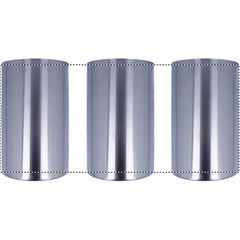 Enfriador cilindrico de botellas en acero inox. | 360 LASER | 377 x 170