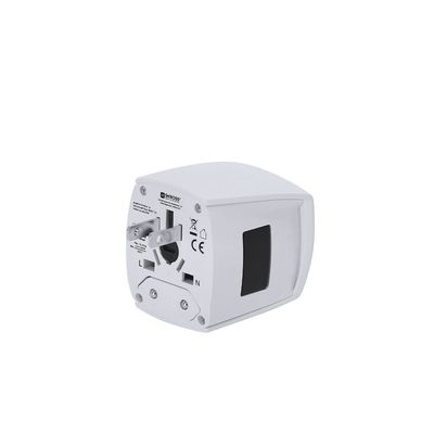 Enchufe adaptador de viaje universal compacto