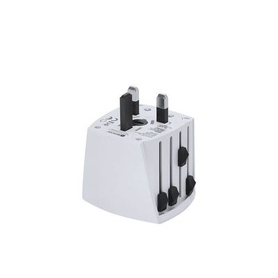 Enchufe adaptador de viaje universal compacto