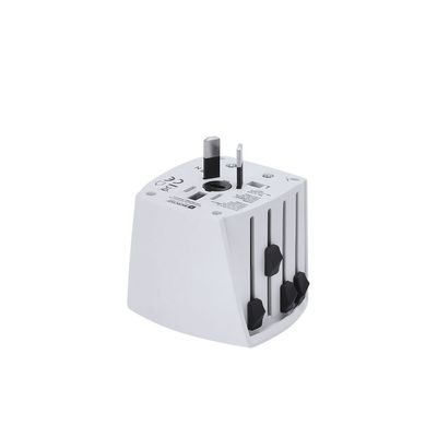 Enchufe adaptador de viaje universal compacto