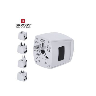 Enchufe adaptador de viaje universal compacto