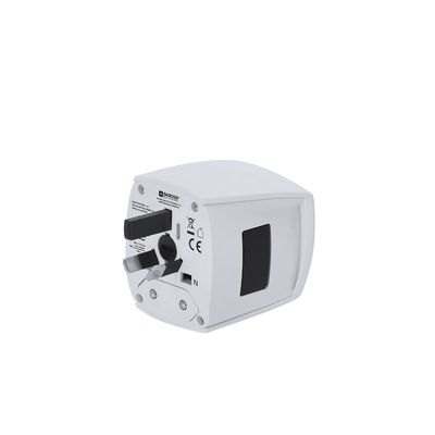 Enchufe adaptador de viaje universal compacto