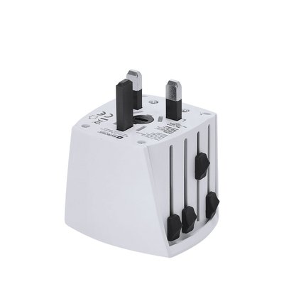 Enchufe adaptador de viaje universal compacto