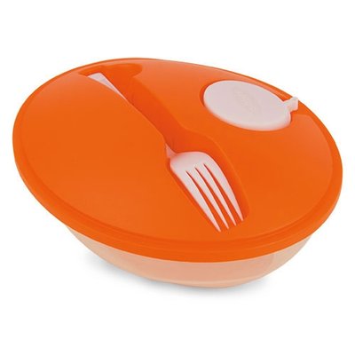 Ensaladera Fiambrera con Tenedor y Salsera