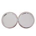 Espejo Redondo Plegable Metal y Aumento 2X