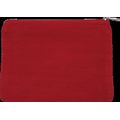 Estuche de yute y algodón Crimson Red