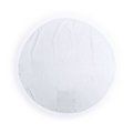 Esterilla circular de algodón con flecos y 1 bolsillo Blanco
