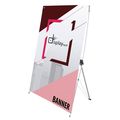 Estructura Banner Aluminio 120x198cm sin Lona