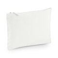 Estuche de algodón con cremallera Offwhite S