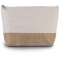 Estuche de canvas con base de yute natural Natural