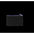 Estuche canvas modelo pequeño Black / Royal Blue