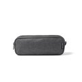 Estuche con doble compartimento Gris