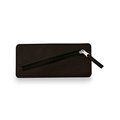 Estuche de Fieltro con Cremallera Cruzada Negro
