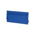 Estuche RPET con cremallera frontal Azul